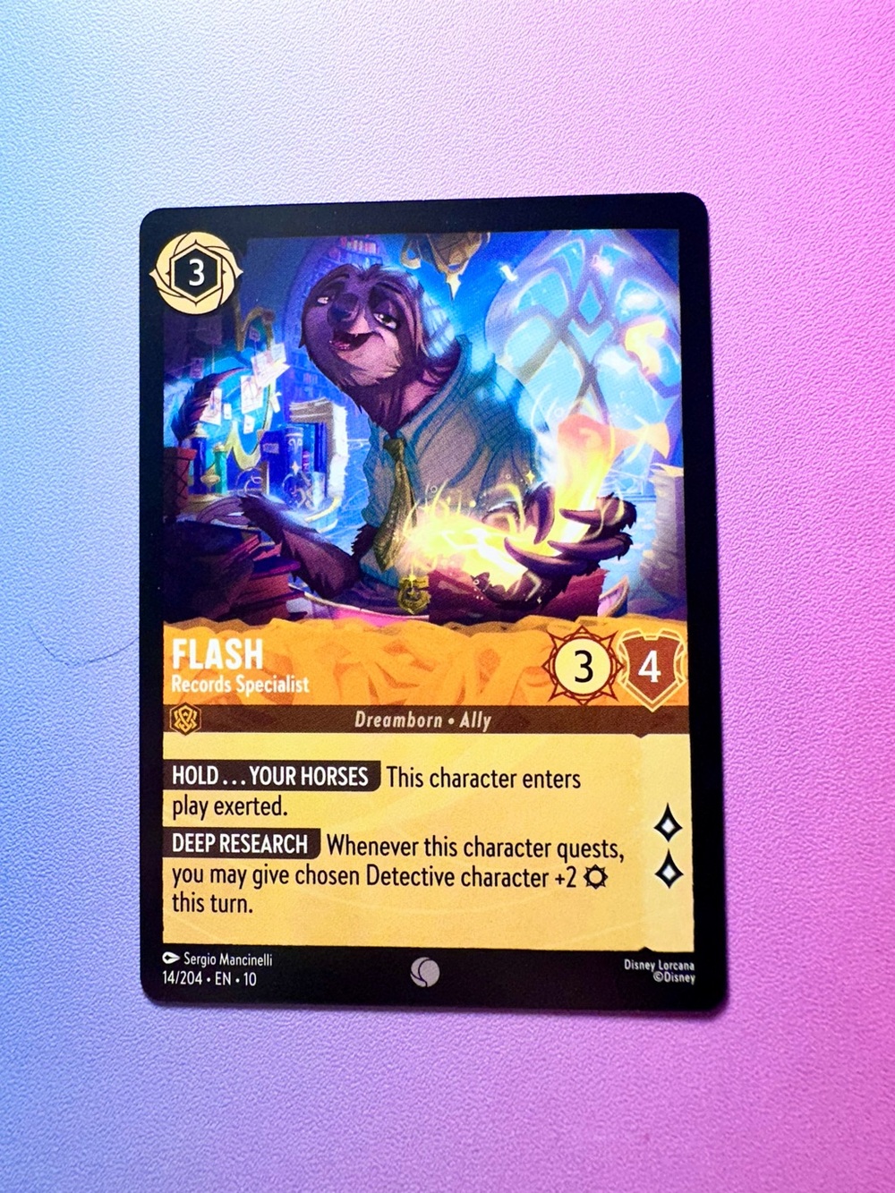 flash [zootopia] - 14/204 (common) — lorcana: whispers in the well